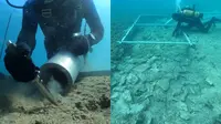 Jalan Tertua Berusia 7 Ribu Tahun Ditemukan di Dasar Laut, dari Zaman Batu (Sumber: YouTube/University of Zadar)