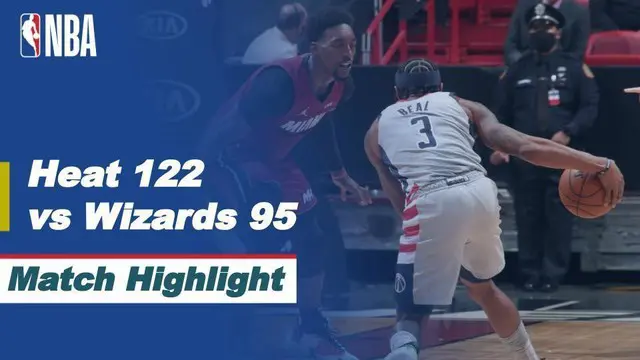 VIDEO: Highlights NBA, Miami Heat Kalahkan Washington Wizards 122-95