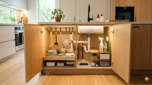 Ide Rak Kolong Dapur