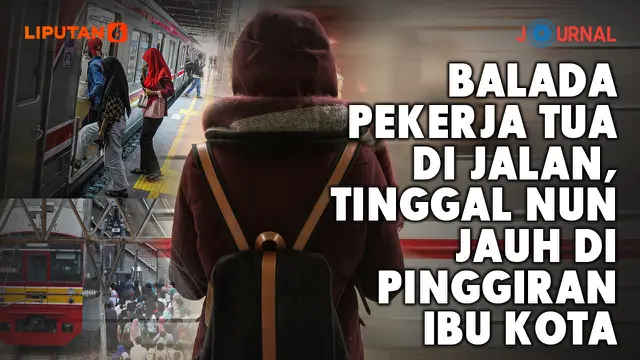 Balada Pekerja Tua di Jalan, Tinggal Nun Jauh di Pinggiran Ibu kota (Liputan6.com/Abdillah)