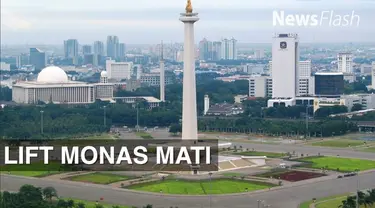 Setelah bersabar menunggu, puluhan pengunjung akhirnya dapat turun dari Puncak Monas Seorang pengunjung Puncak Monas, Aldo, menuturkan bahwa dia dan keluarganya berhasil turun setelah satu setengah jam terjebak di Puncak Monas.