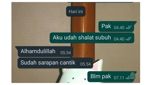 6 Chat Bapak Kasih Perhatian ke Anak Ini Bikin Senyum