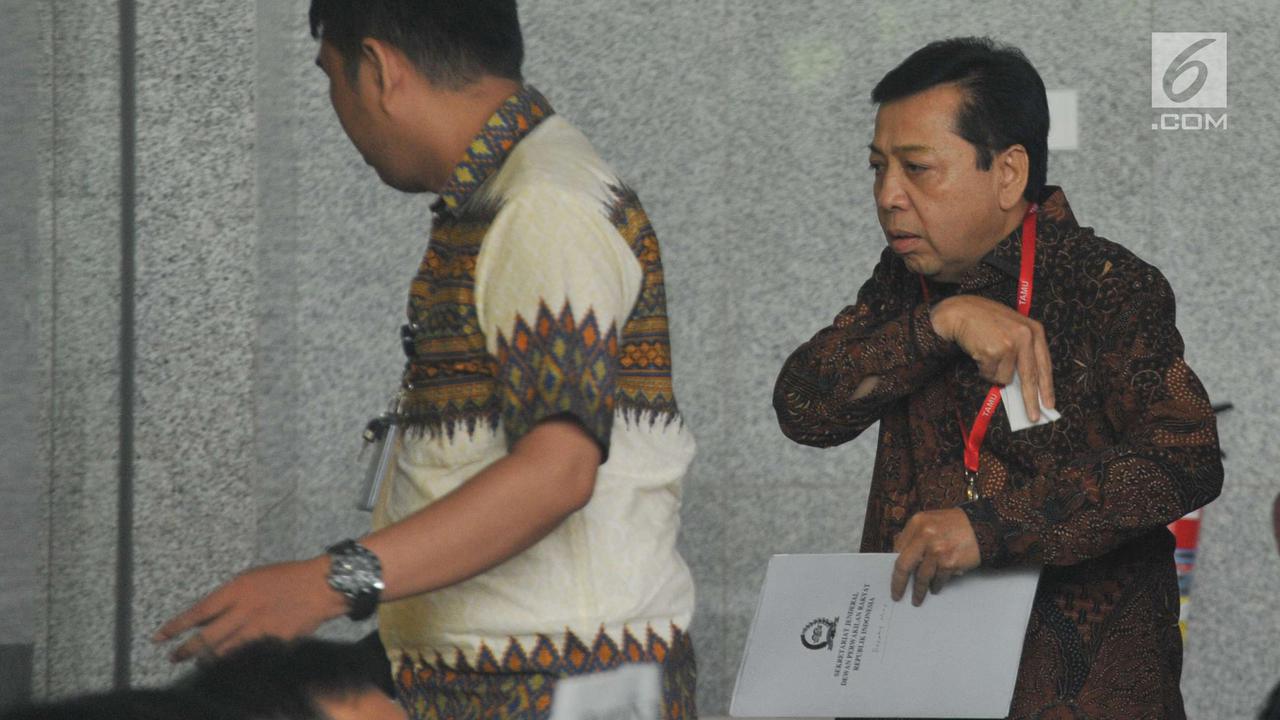 Ketua DPR Setya Novanto Diperiksa KPK
