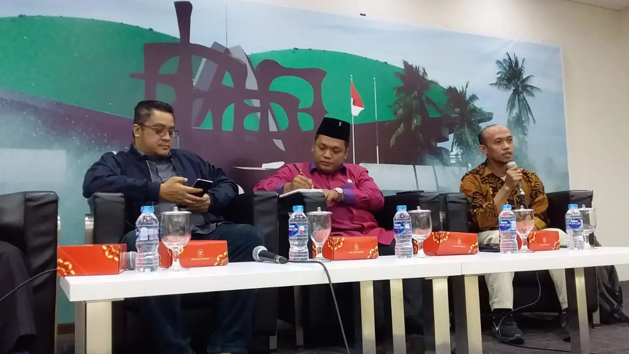 Diskusi Empat Pilar MPR dengan Tema 'Paham Kebangsaan untuk Mencegah Terorisme' di Media Center Komplek Parlemen