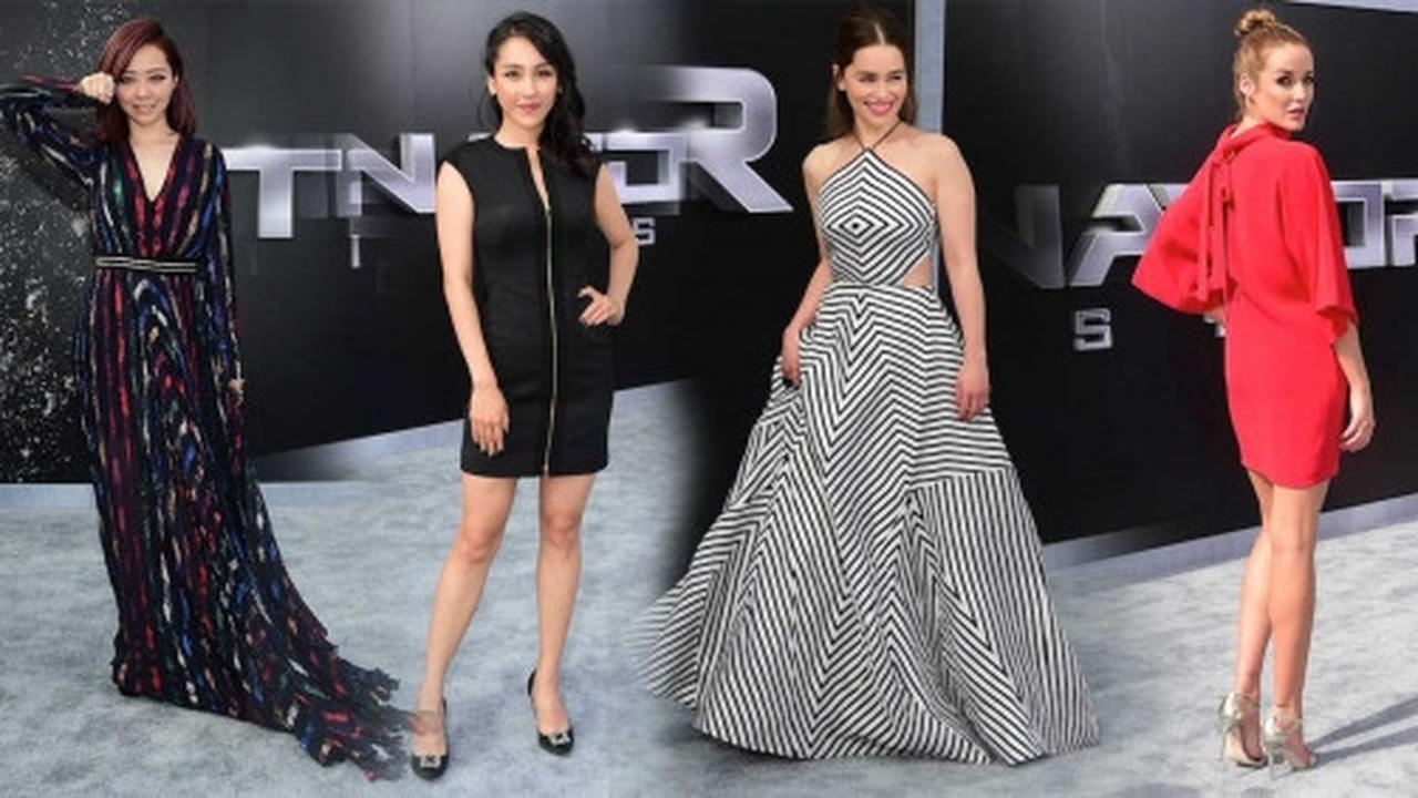 Wajah-wajah cantik di pemutaran 'Terminator Genisys