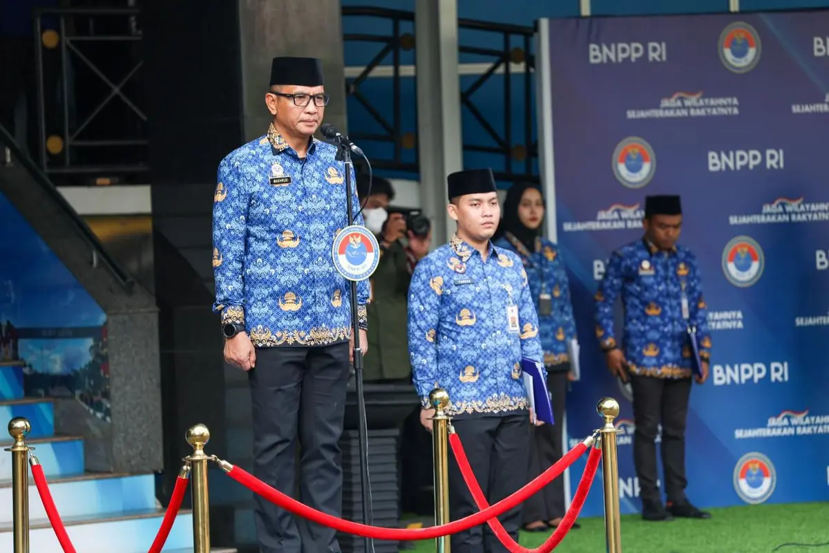 Badan Nasional Pengelola Perbatasan (BNPP) RI menyelenggarakan Upacara Peringatan Hari Lahir Pancasila di Halaman Kantor Sekretariat Tetap BNPP RI, Jakarta, Senin (1/6/2026) (Istimewa)