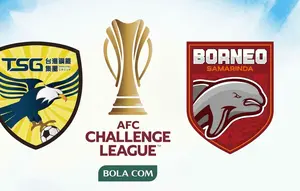 Comeback di Segiri, Borneo FC Puncaki Grup D AFC Challenge League Usai Taklukkan Taiwan Steel
