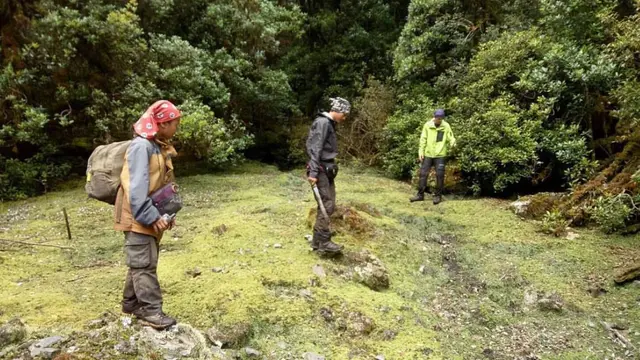 Pendaki dedang berada di Gunung Balease