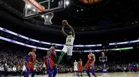 Aksi Marcus Smart saat Celtics mengalahkan Sixers di lanjutan NBA (AP)