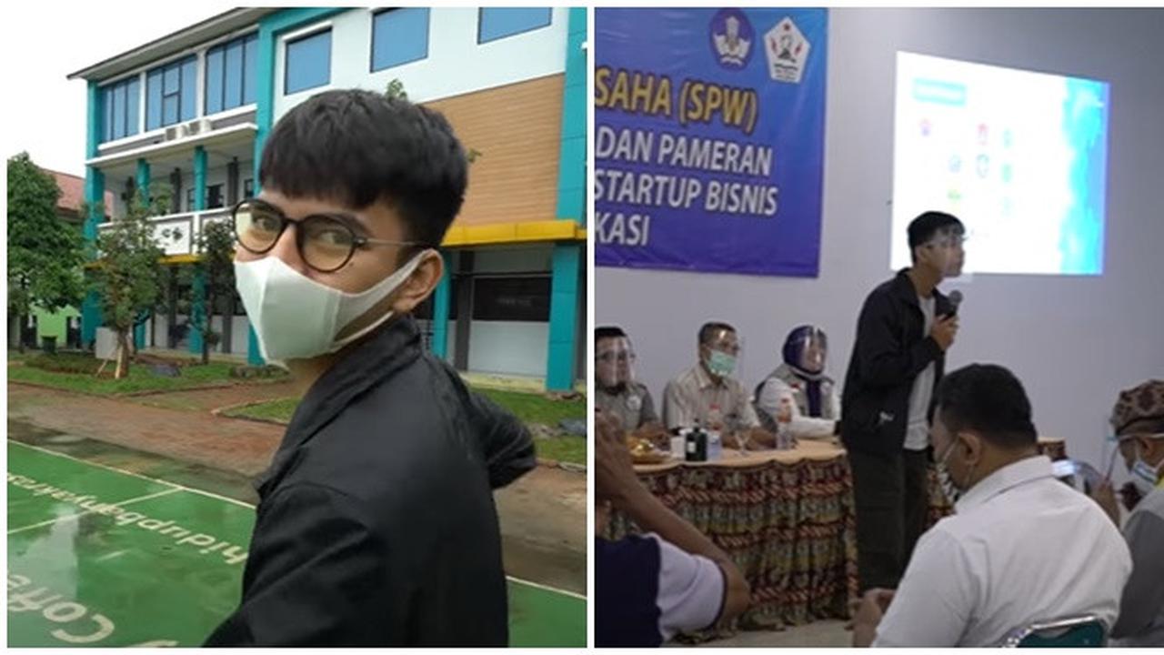 6 Momen Dimas Ahmad Kunjungi Sekolahnya, Isi Workshop dan Bayar Sisa Tunggakan