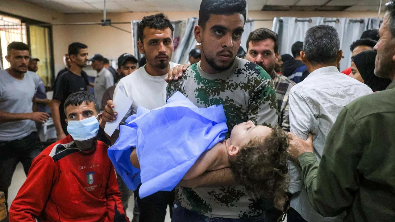 FOTO: Anak-Anak Kembali  Jadi Korban Serangan Udara Israel di Gaza