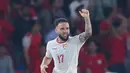 Sebagai seorang wing back atau full back, Verdonk benar-benar menunjukkan kapasitasnya, terutama dalam aspek ofensif. Ia gemar menyisir sisi lapangan dan memberikan opsi menyerang saat lini kedua terlambat memberikan dorongan. (Bola.com/M Iqbal Ichsan)