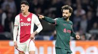 Liverpool berhasil meraih kemenangan gemilang saat bertandang ke markas Ajax Amsterdam dalam laga lanjutan Grup A Liga Champions 2022/2023. (AP/Peter Dejong)