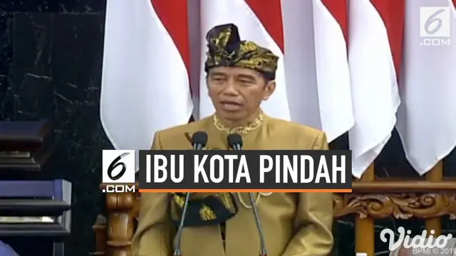 Presiden Jokowi meminta izin untuk memindahkan Ibu Kota Negara dari Jakarta ke Pulau Kalimantan. Jokowi juga menyebutkan alasan pemindahan Ibu kota.