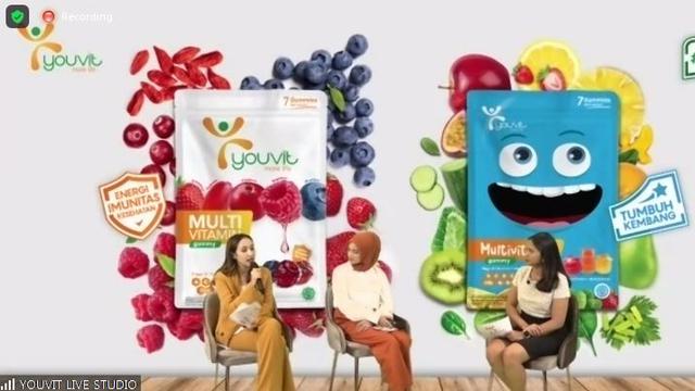 Peluncuran gummy multivitamin dari Youvit