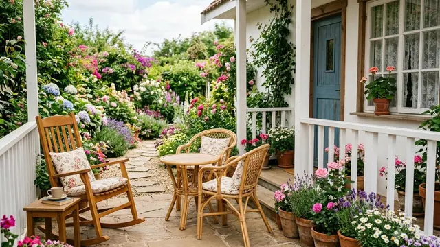 Inspirasi Halaman Rumah Bergaya Cottage yang Mudah Ditiru