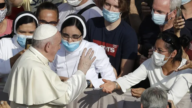 FOTO: Paus Fransiskus Sapa Umat dalam Audiensi Umum di Vatikan