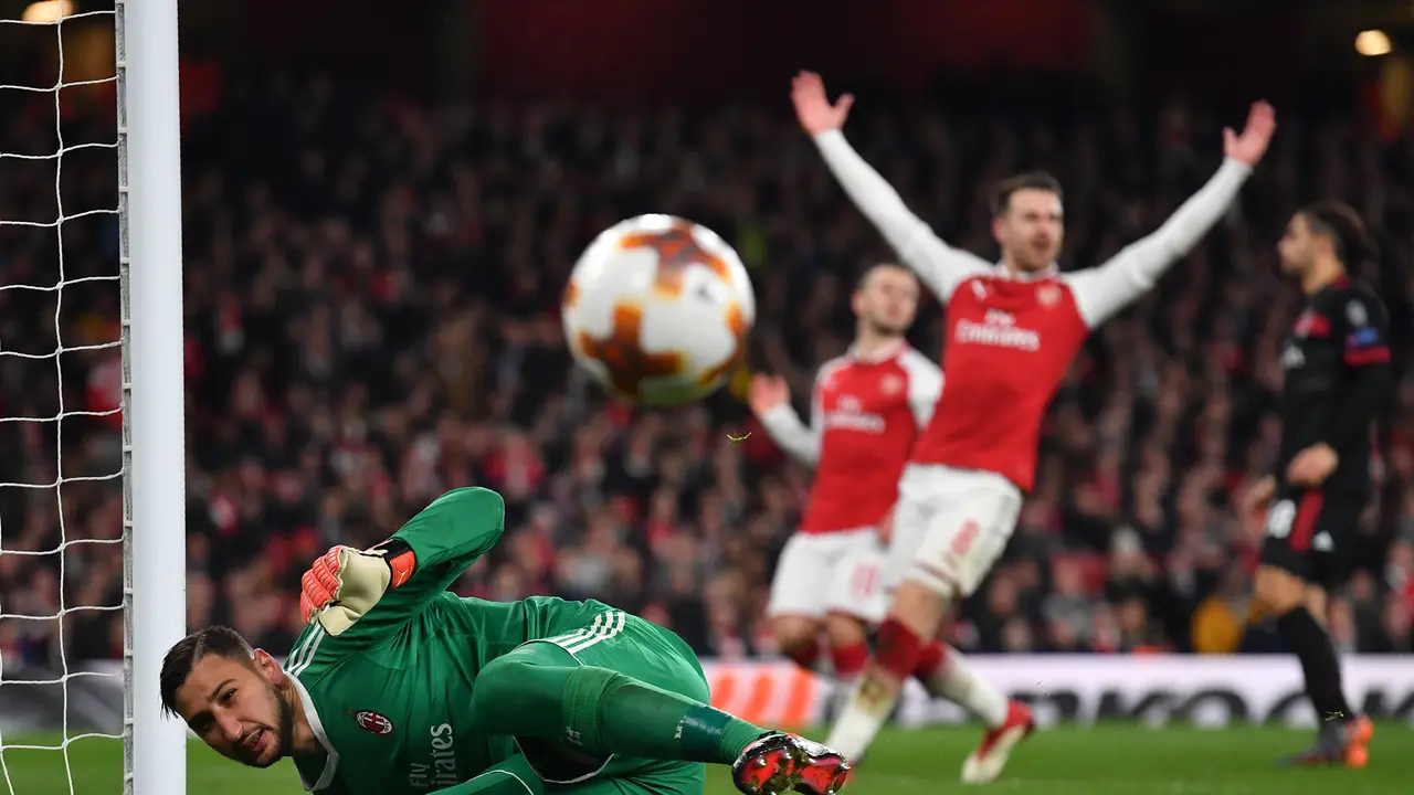 Arsenal vs AC Milan, Gianluigi Donnarumma