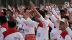 Dalam rangka menyambut Asian Games dan Asian Paragames 2018, Kemenpora dan FOKBI menyelenggarakan pemecahan rekor dunia tari poco-poco di lapangan silang monas, Jakarta.