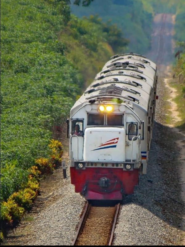 Ilustrasi kereta api. (Liputan6.com/Jayadi Supriadin)