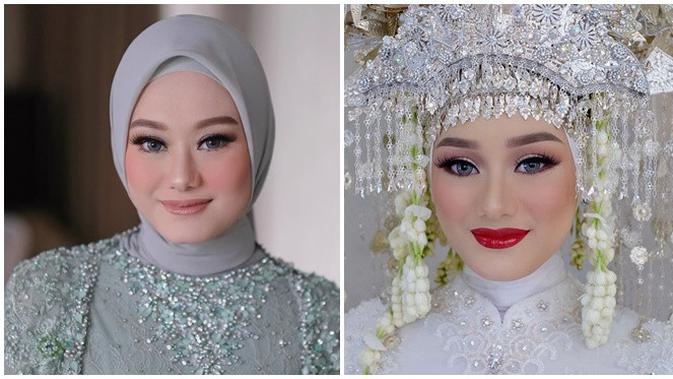 6 Potret Detail Makeup Dinda Hauw Dari Lamaran Hingga Resmi Menikah Hot Liputan6 Com