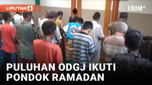 VIDEO: Puluhan ODGJ Ikuti Kegiatan Pondok Ramadan di Jombang