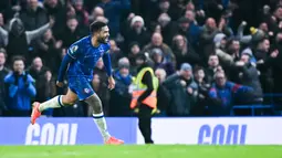 Beruntung Chelsea terhindar dari kekalahan berkat gol Reece James di akhir laga. (AFP/Justin Tallis)