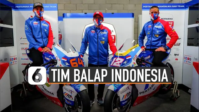 Jelang musim baru balap MotoGP 2021, tim balap Indonesia lakukan launching (24/2/2021).