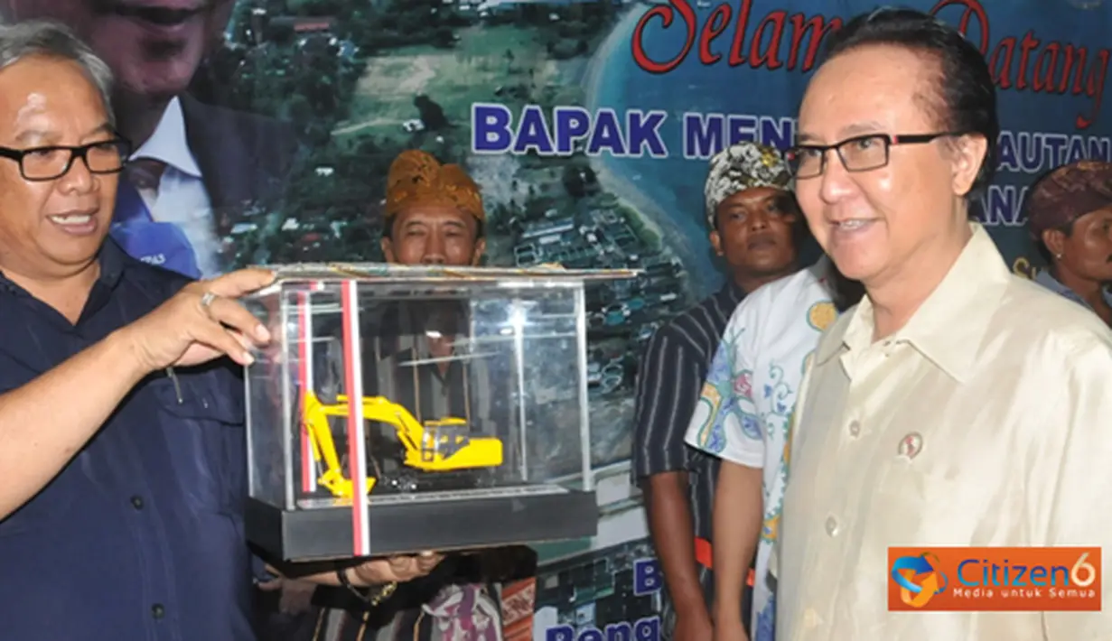 Citizen6, Bali: Sharif dalam sambutannya,  mengharapkan dengan  bantuan PUMP  dapat menggenjot hasil produksi perikanan agar dapat mengalami peningkatan tiga kali lipat dari produksi saat ini. (Pengirim: Efrimal Bahri)