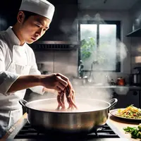 Merebus Usus Ayam By Meta AI