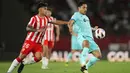 Berkat hasil ini, Barcelona semakin kokoh di peringkat dua klasemen dengan poin 79. (AP Photo/Jose Breton)