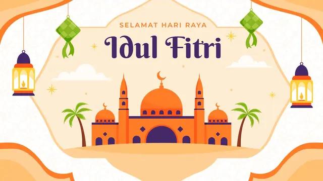 Ilustrasi Idulfitri, Idul Fitri, Lebaran