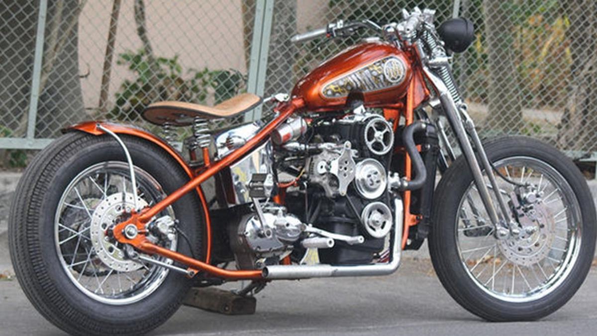 10 Potret Motor Modifikasi yang Comot Mesin Mobil, Tampilannya Jadi ...