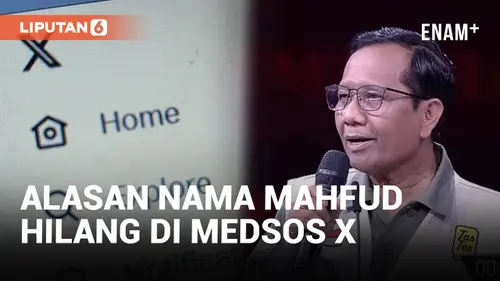 VIDEO: Kominfo Jelaskan Penyebab Nama Mahfud MD Hilang di X