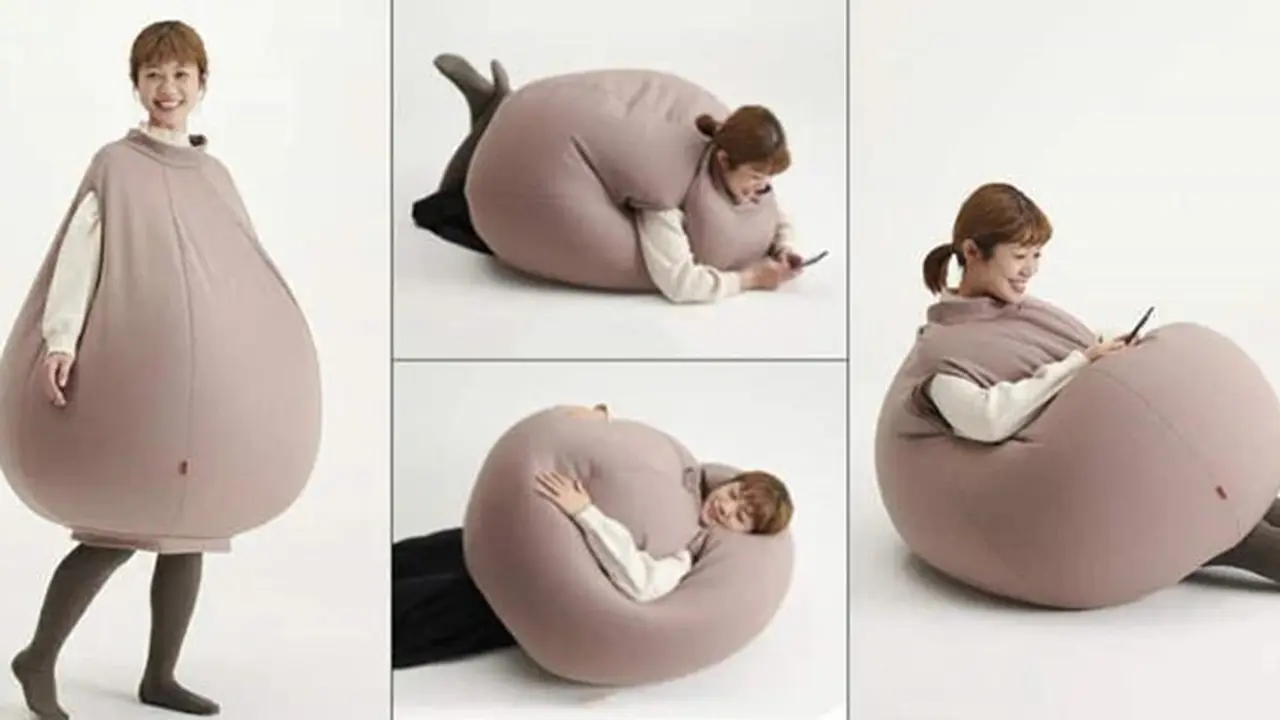 Cocok untuk Kaum Rebahan, Perusahaan Ini Bikin Inovasi Baju Beanbag