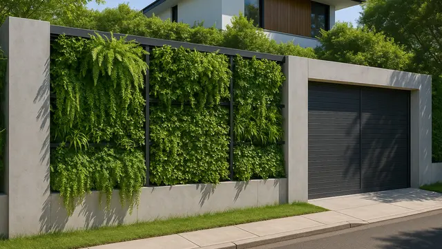 Desain Pagar Tembok Unik