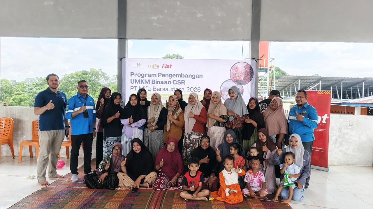 Dongkrak Ekonomi Aceh Barat, PT Mifa Bersaudara Perkuat Enam UMKM Lokal