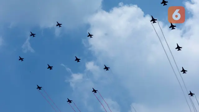 Aksi Rafale Meriahkan HUT ke-81 RI