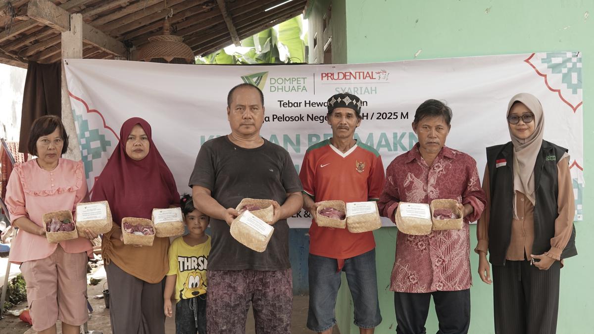 Komitmen Berbagi Kebaikan, 1.500 Warga di Wilayah 3T Terima Daging Kurban