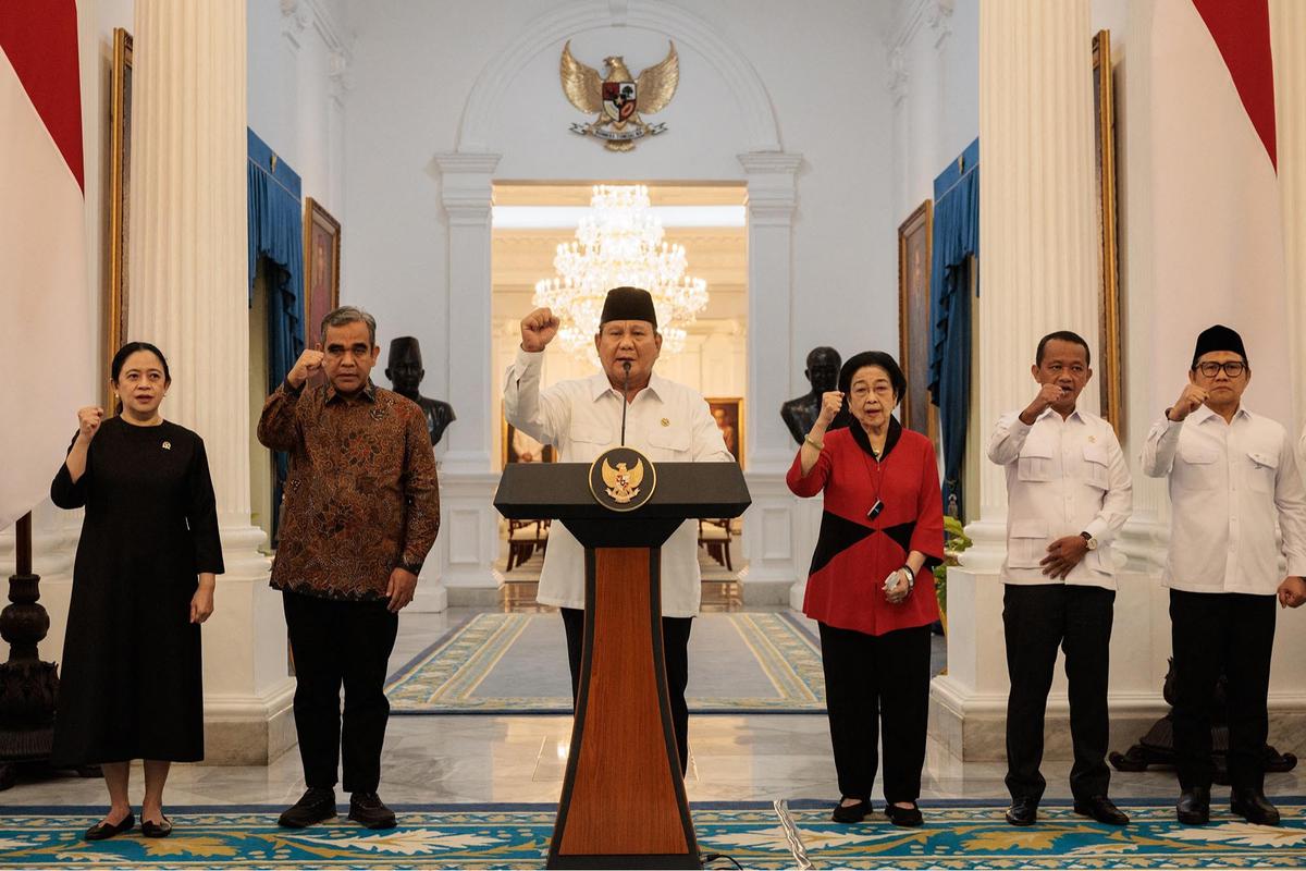 FOTO: Presiden  Prabowo Tegaskan Larangan Aksi Anarkis, Sepakati Pemangkasan Tunjangan DPR