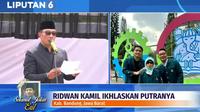 Ridwan Kamil dalam Pemakaman Emmeril Kahn Mumtadz. (YouTube/ Liputan6)