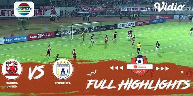 VIDEO: Highlights Liga 1 2019, Madura United Vs Persipura 0-2