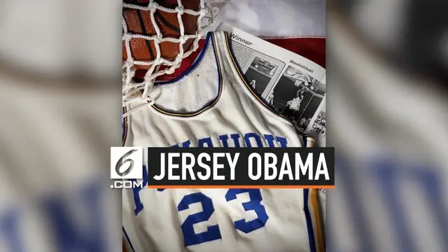 Jersey bola basket milik Mantan Presiden Amerika, Barack Obama terjual seharga sekitar Rp 1,7 miliar di balai lelang Dallas.
