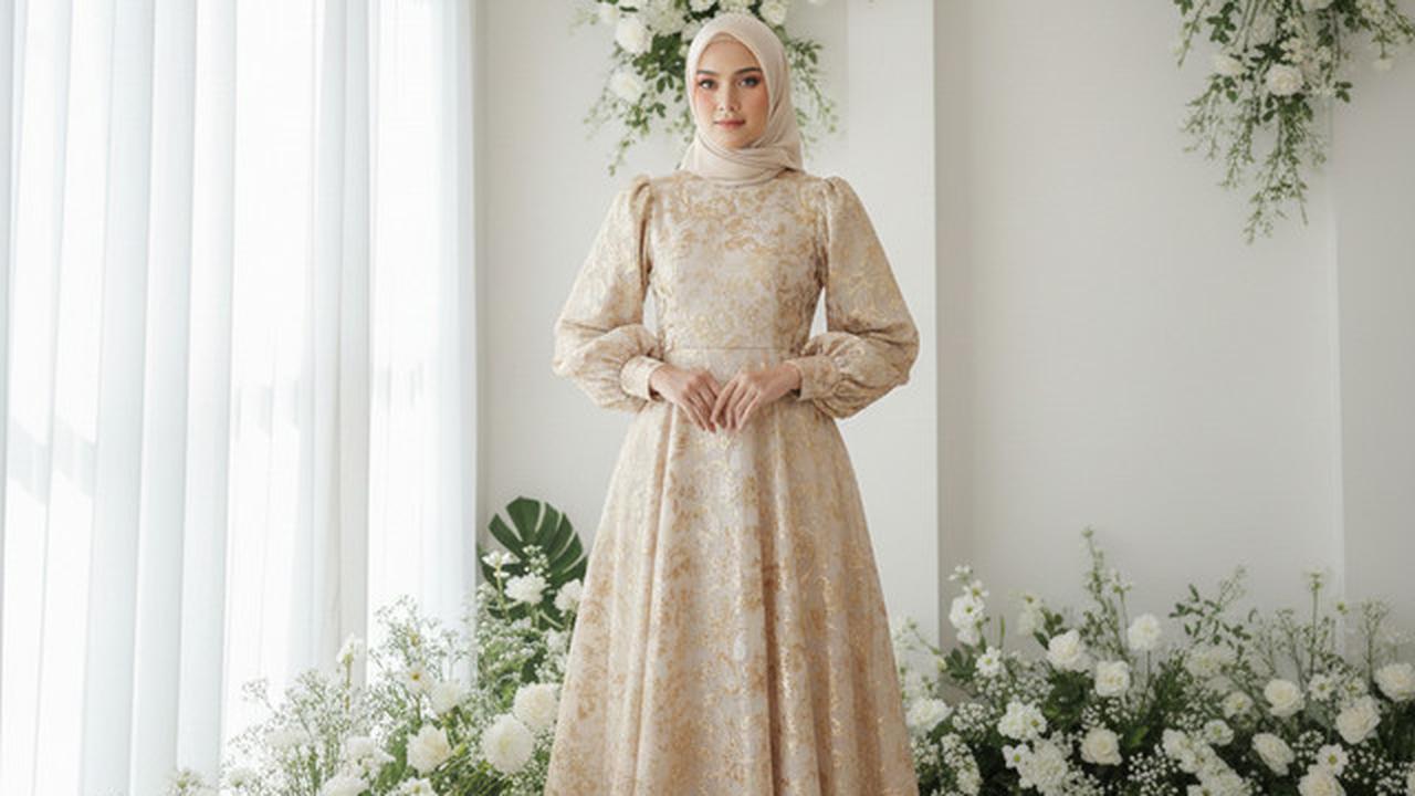 10 Model Dress Brokat Elegan yang Tren di 2026, Siap Jadi Sorotan di Setiap Pesta