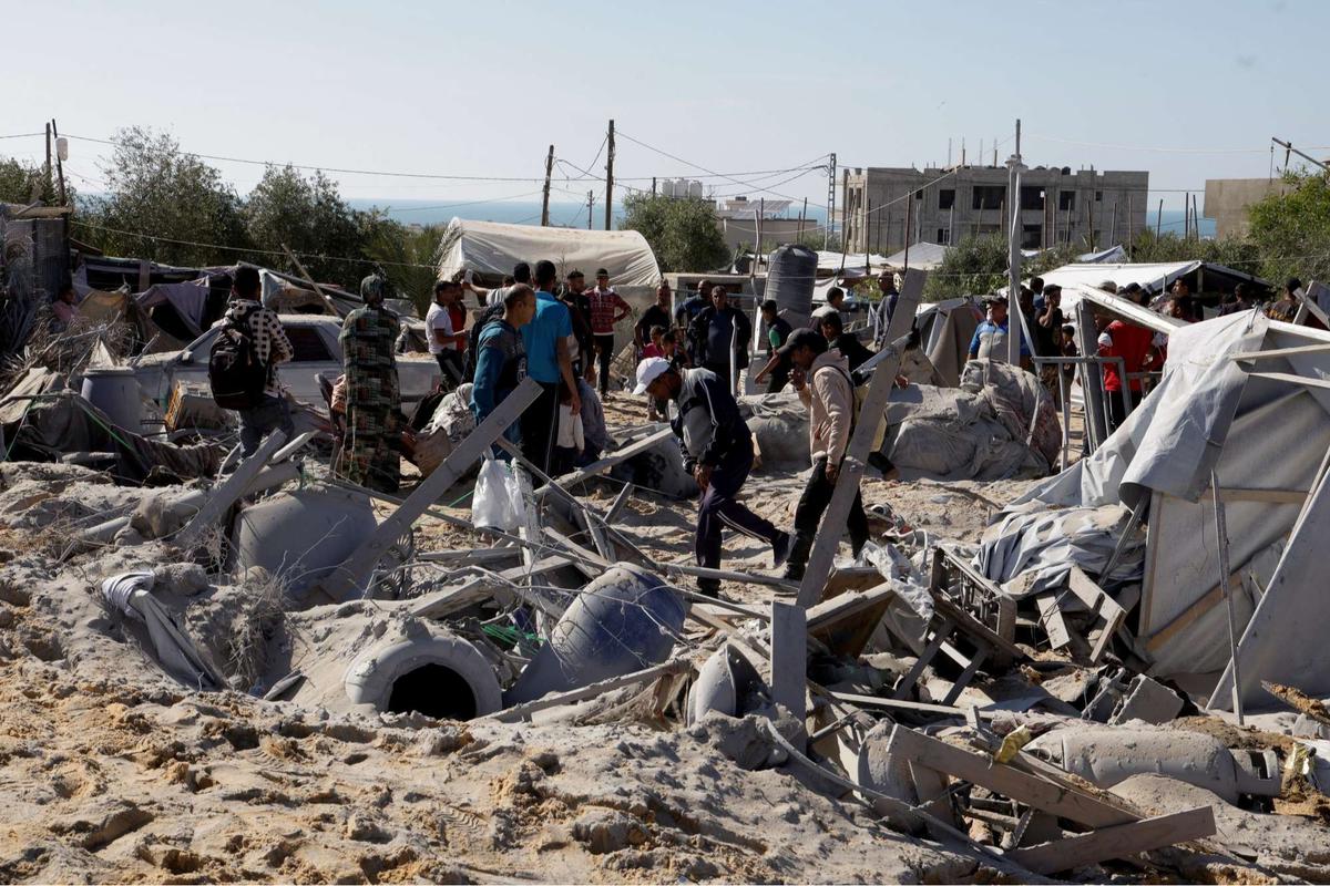 Detik-detik serangan udara Israel hantam kamp pengungsian Jalur Gaza