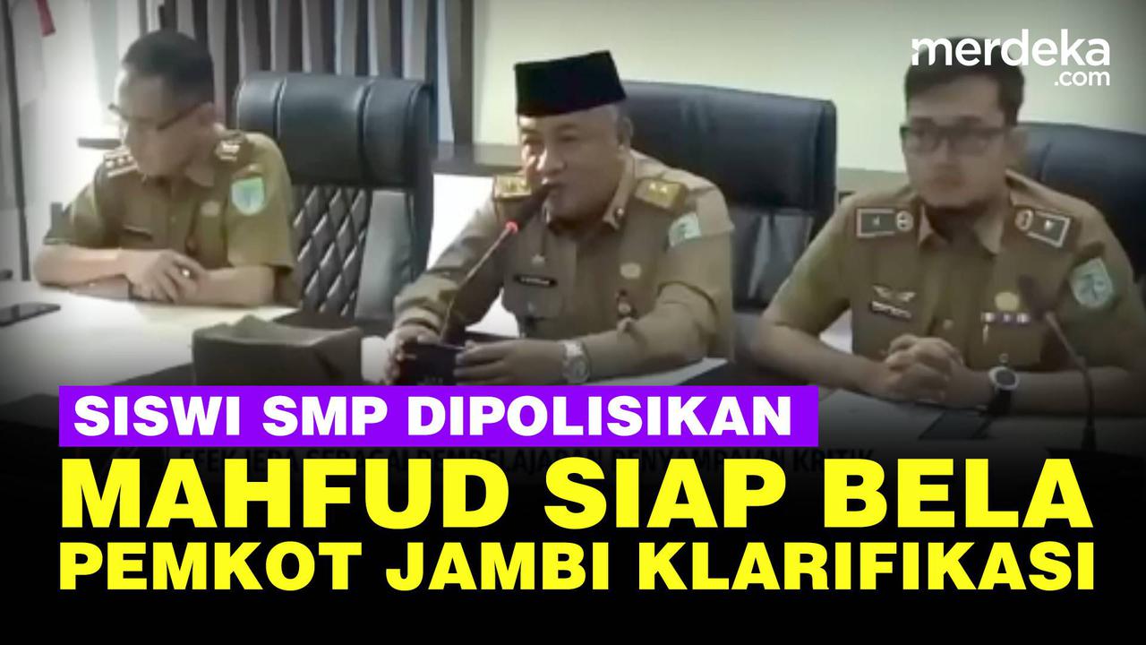 VIDEO: Klarifikasi Pemkot Jambi soal Polisikan Siswi SMP, Mahfud MD Pantau Kasusnya