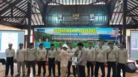 Kelompok tani di Kabupaten Purbalingga, Jawa Tengah yang tergabung dalam organisasi Tani Merdeka mendeklarasikan dukungan kepada Prabowo-Gibran. (Ist).