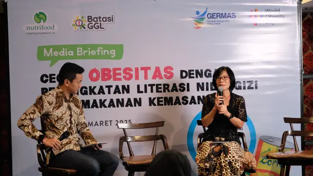 Head of Strategic Marketing Nutrifood, Susana mengatakan bahwa penting keluarga memahmi literasi gizi.