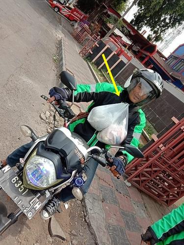 cara kocak driver ojol bawa orderan