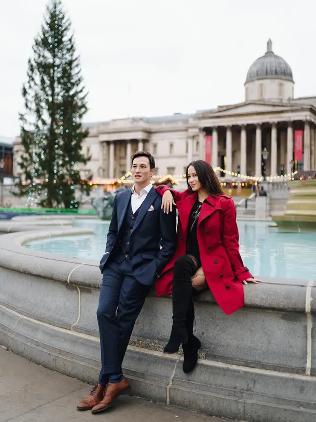 Jalan-Jalan ke London, Ini 6 Pemotretan Mike Lewis dan Janisaa Pradja